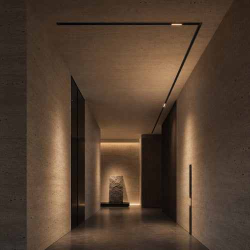 Binario a C Nexalume 2 × 2 × 2 m in un interno contemporaneo di pregio