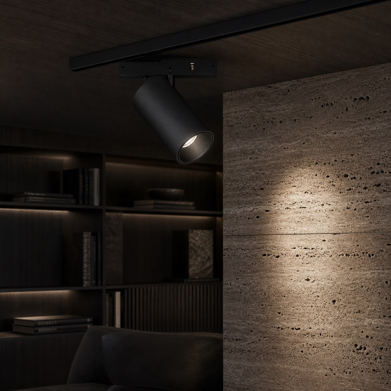 Faretto Nexalume Focus 160 lm – 4000 K in un interno contemporaneo di pregio